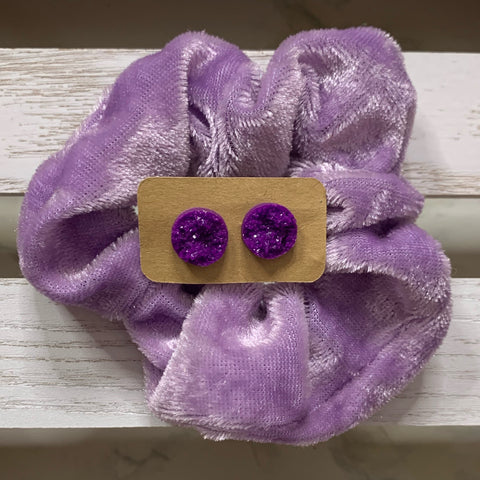 Purple scrunchie grab deal